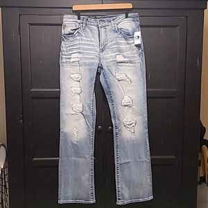 Salvage Mayhem Regular Fit Boot Cut Jeans 36w 36l NWT